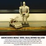 AJ083 Mercedes Benz 300L Gullwing Silver Model 